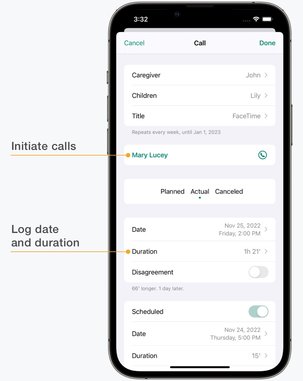 Logged Call Record