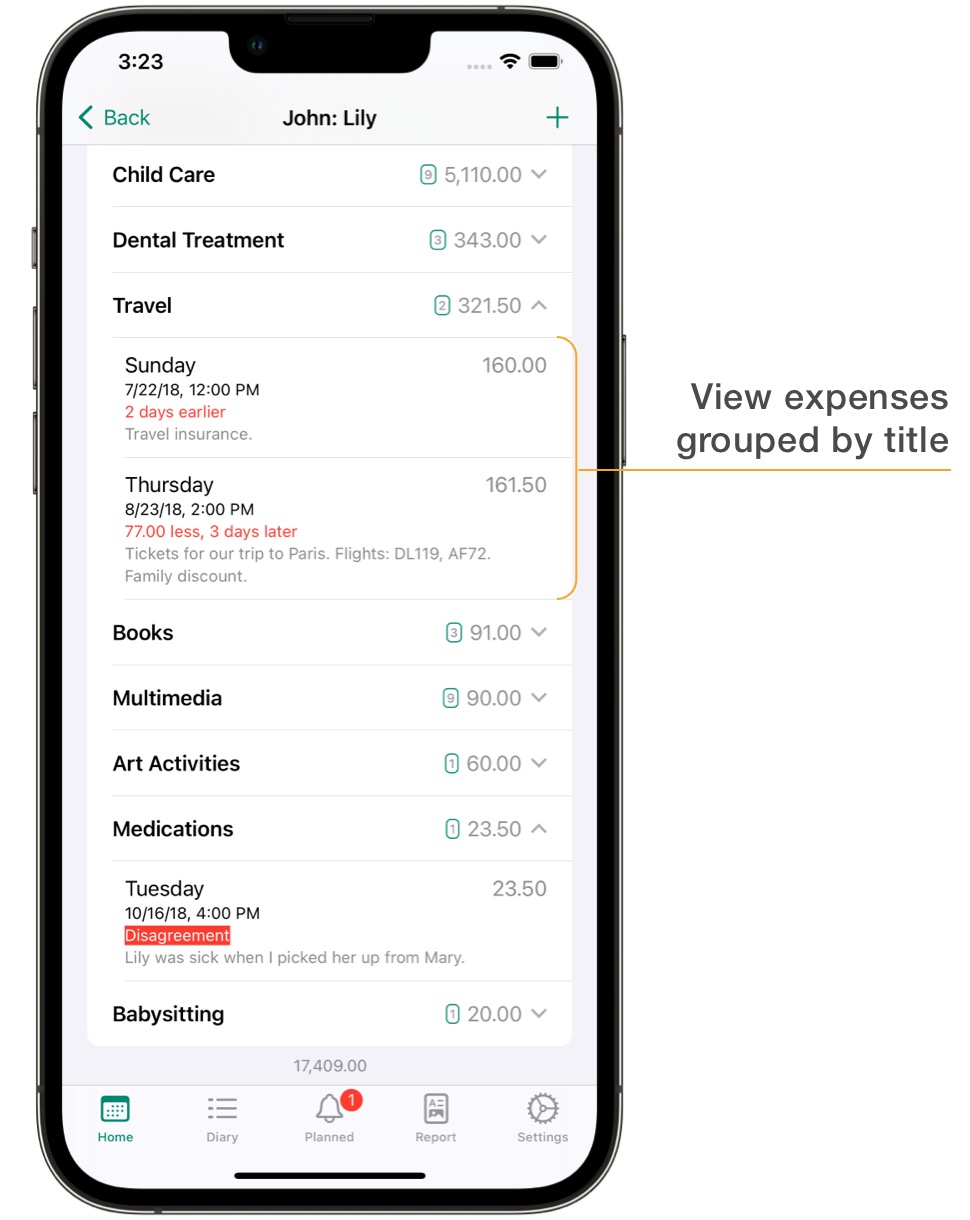 Tracking Child Raising Expenses